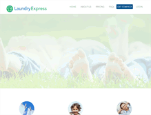 Tablet Screenshot of laundry-express.com